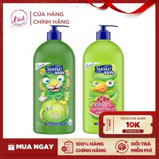 Sữa Tắm, Gội Và Xả Cho Trẻ Em Suave Kids 3 In 1 Của Mỹ