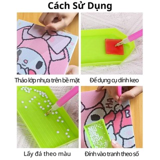 Tranh đính đá size 30*30 cm