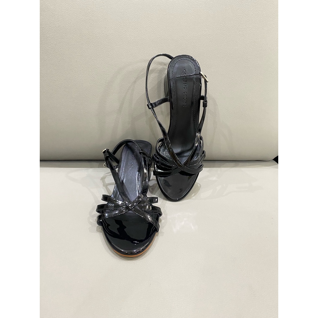 Giày Cao Gót Sandal Đế Vuông 5P QUEENS STORE chắc chân tôn da dễ phối 5P