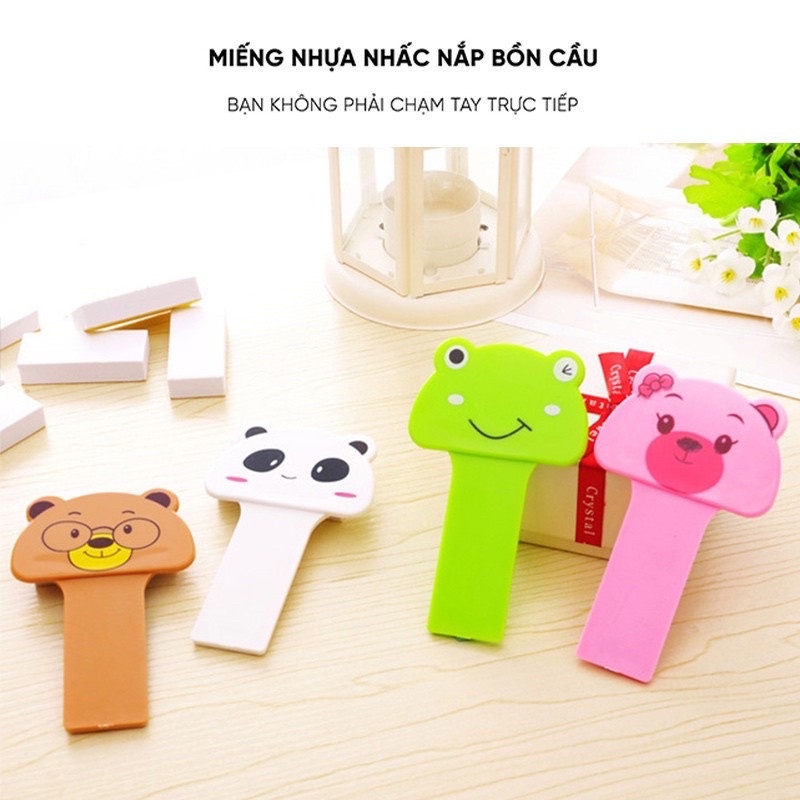 Miếng dán nhấc nắp bồn cầu Hình Thú thông minh chống vi khuẩn Vệ Sinh Sạch Sẽ - Dụng Cụ Nâng Nhấc Mở Lật Nắp Bồn Cầu