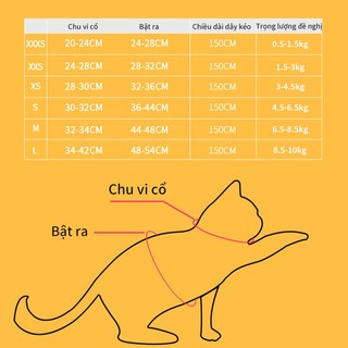 Dây Dắt Thú Cưng Phản Quang Thoáng Khí