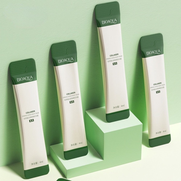 1 gói - Mặt nạ ngủ collagen căng bóng da , nâng cơ , se khít lỗ chân lông