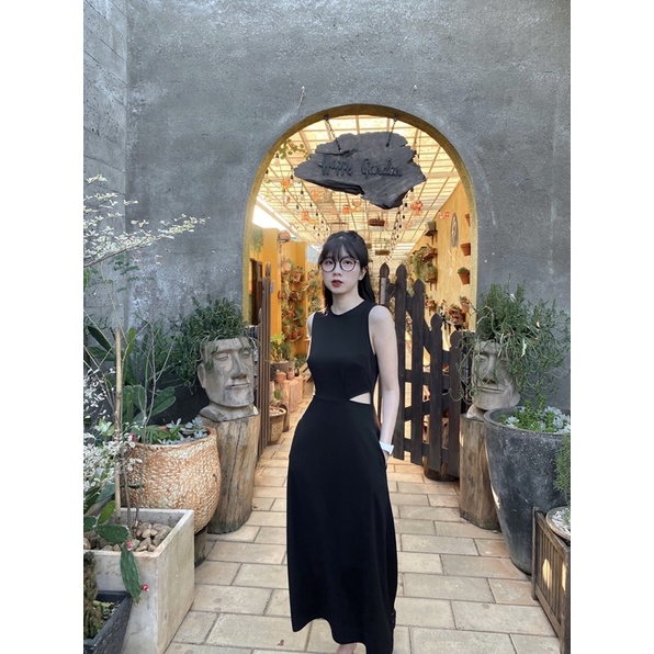 Đầm Body Dài Cut Eo