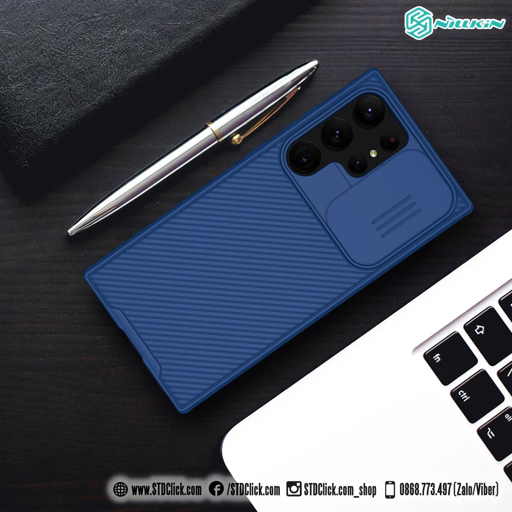 ỐP LƯNG SAMSUNG GALAXY S23 ULTRA 5G NILLKIN CAMSHIELD PRO BẢO VỆ CAMERA CHÍNH HÃNG HÀNG CHUẨN
