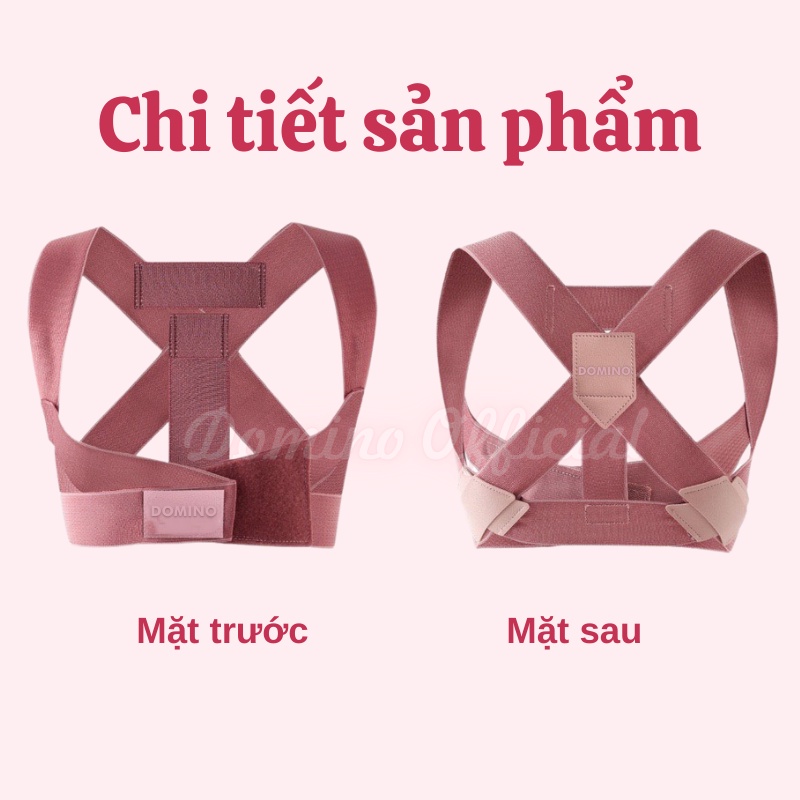 Đai Lưng Cột Sống Domino Định Hình Cơ Thể Thiết Kế Thông Minh