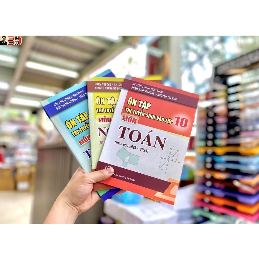 Sách - [Combo 3 cuốn] Ôn tập thi tuyển sinh vào lớp 10 : Toán – Văn – Anh - Nhiều tác giả - NXB Đại học Sư Phạm – bìa mề