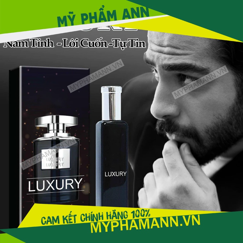 Nước Hoa Nam Luxury Chính Hãng 20ml - Mùi Hương Sang Trọng Đẳng Cấp