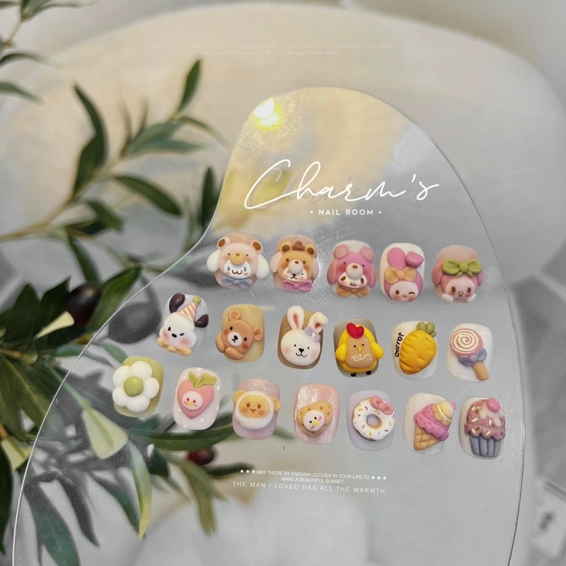 1 Hũ Gel khô trắng nặn tạo Charm nổi cute