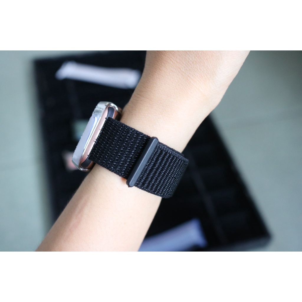 Dây Nylon dán cá tính cho AW 8/7/6/SE/5/4/3/2/1 đủ màu, đủ size 49/45/44/42/41/40/38mm