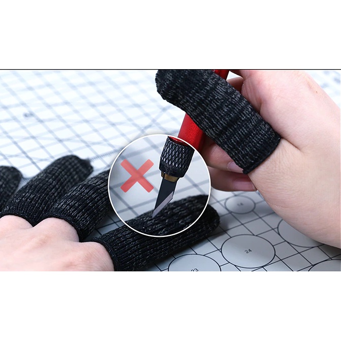 Găng Tay Bảo Vệ Khi Lắp Ráp Mô Hình Nhựa CF-01 Anti-cut Finger Cots DSPIAE