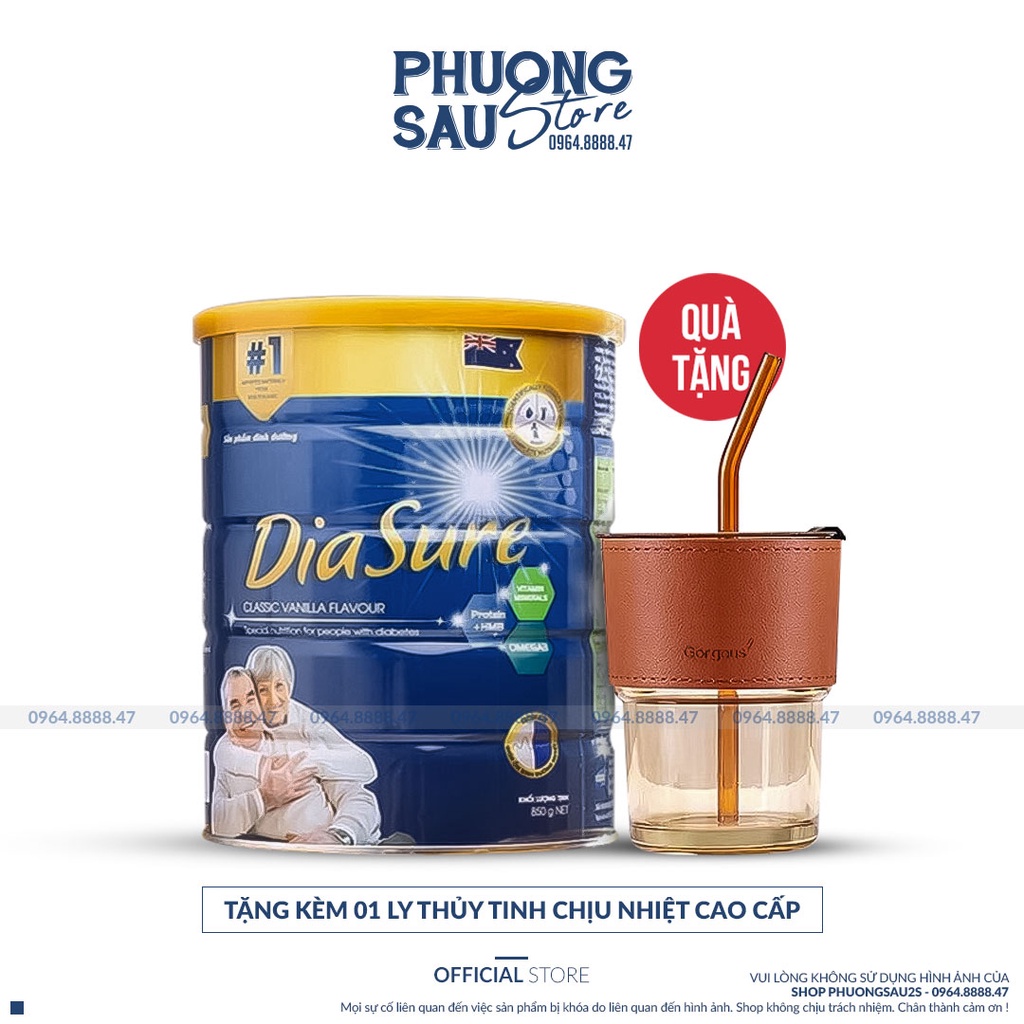Sữa Non DiaSure Chuyên Biệt Dành Cho Người Tiểu Đường, Ổn Định Đường Huyết.