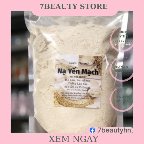 Mặt nạ yến mạch trắng mịn da túi 1kg - Thiết Bị Spa thẩm mỹ