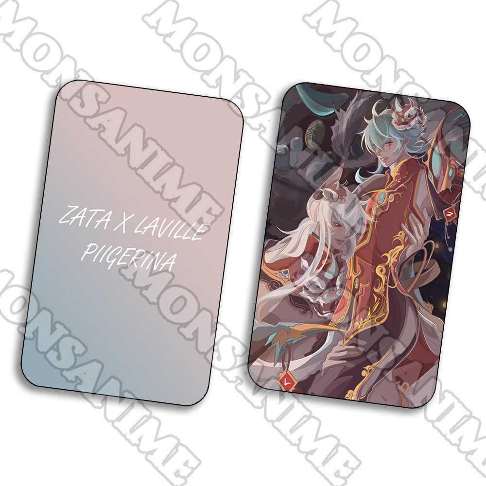Ảnh card bo góc in hình Liên quân zata x laville PIIGERINA thẻ bo viền 5*8cm anime chibi sưu tầm 1 tấm
