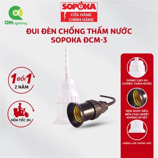 Đuôi đèn led chịu mưa sopoka đcm3,4 chống thấm, an toàn, siêu bền đẹp