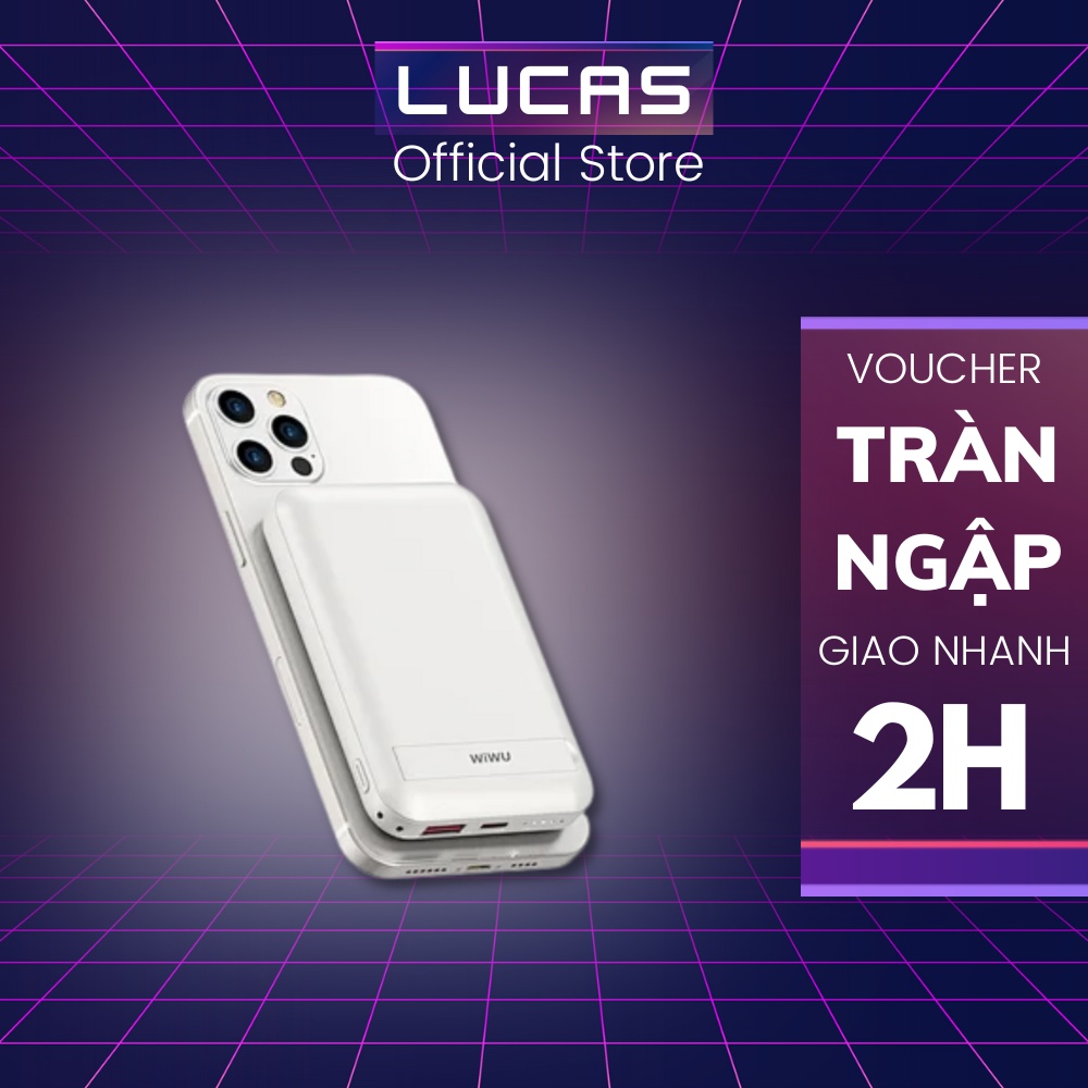 Pin/ Sạc Dự Phòng WIWU Snap Cube 10.000mAh