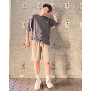 Quần short kaki túi hộp cá tính đen trơn