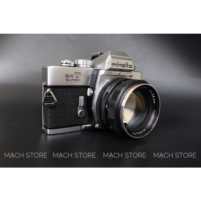 MÁY FILM MINOLTA SRT SUPER  + LENS MINOLTA