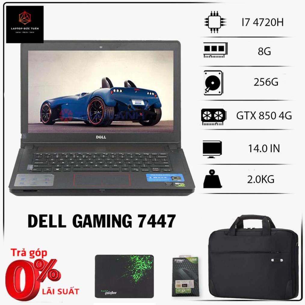 Laptop game Dell 7447 Core i7 4720H, laptop cũ chơi game cơ bản đồ họa | BigBuy360 - bigbuy360.vn