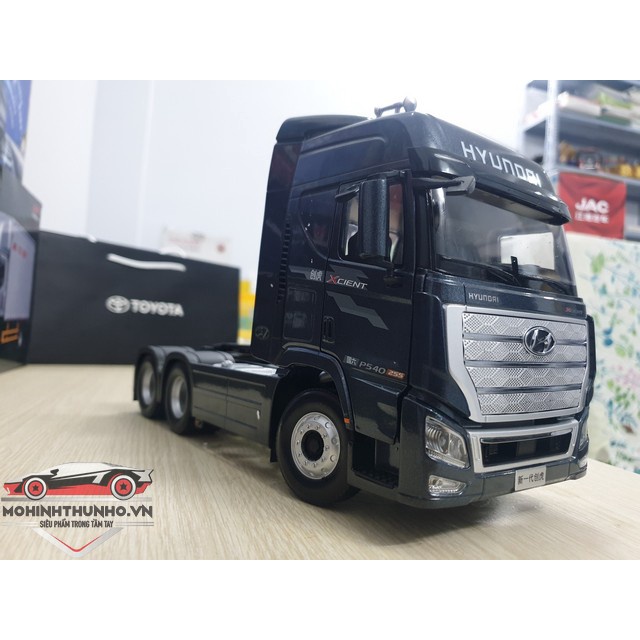 Xe mô hình đầu kéo Hyundai Xcient, tỉ lệ 1:24