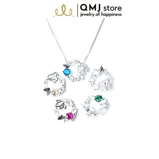 Qmj dây chuyền bạc hoa thần bạc 925 cao cấp - q231