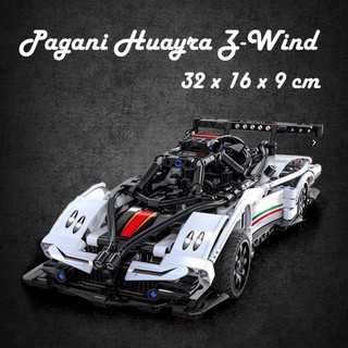 Đồ chơi lắp ráp ĐK từ xa - Mô hình ô tô Pagani Huayra Z-Wind chính hãng CaDA