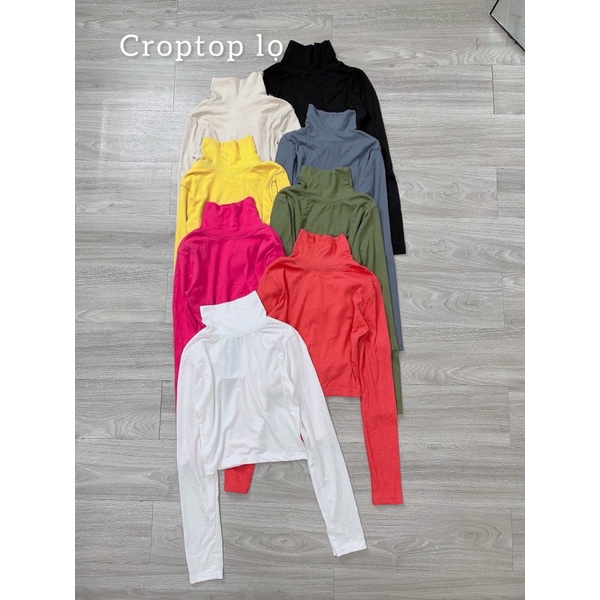 áo croptop cổ lọ