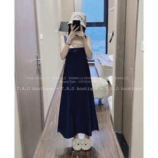 Váy Yếm Bò Dáng Dài Khánh Lê