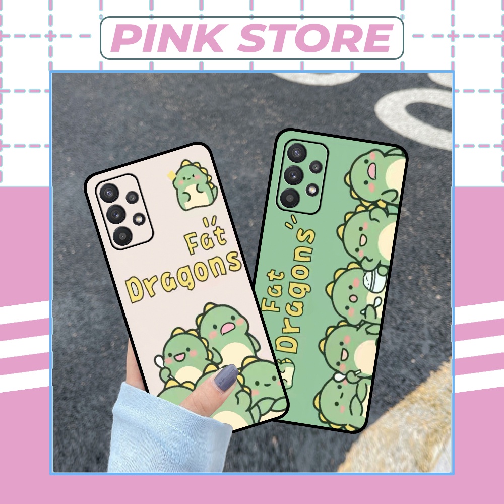 Ốp lưng Samsung A32 4G 5G / A52 / A52s / A72 siêu đẹp in hình khủng long chibi dễ thương