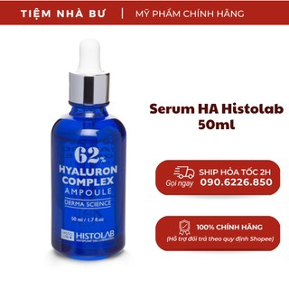 Serum tinh chất dưỡng ẩm và phục hồi da Histolab 62% Hyaluron Complex Ampoule Derma Science 50ml