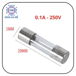 Cầu chì thủy tinh 2a 250v 5x20mm