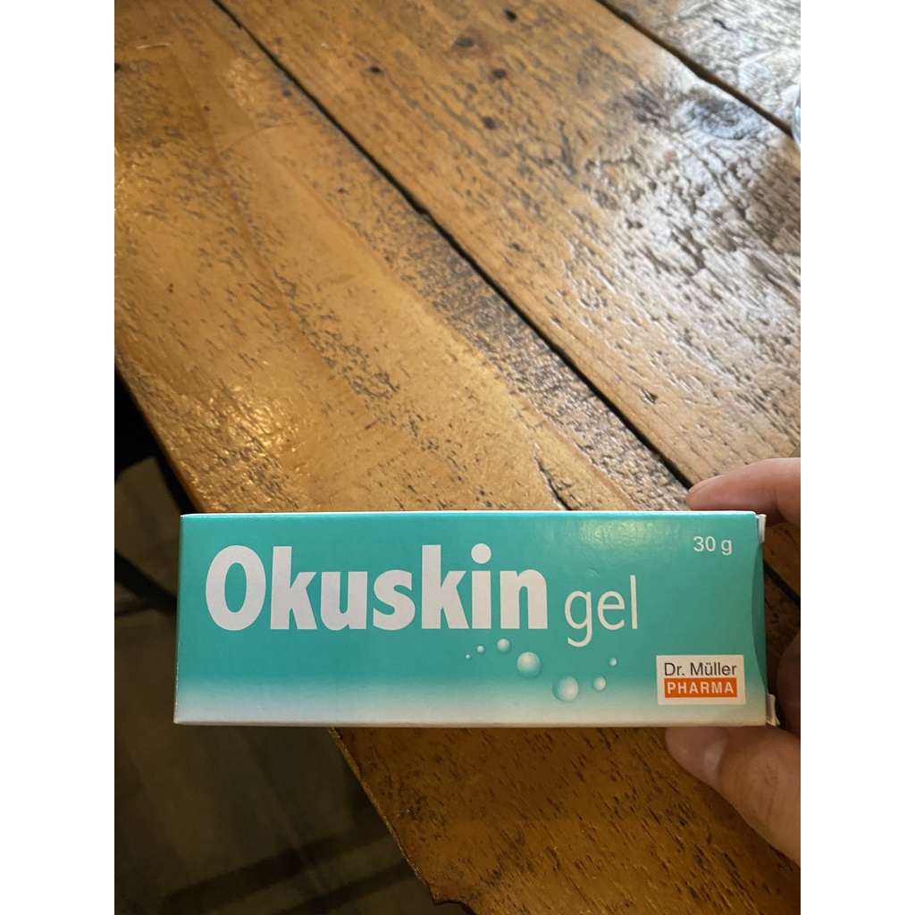 OKUSKIN  Gel bôi vết thương hở  - Ngăn ngừa sẹo, Rạn da... 30g
