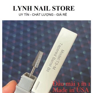 Đầu mài mỹ 3 in 1, đầu dũa khóe culticle, mịn , phá gel