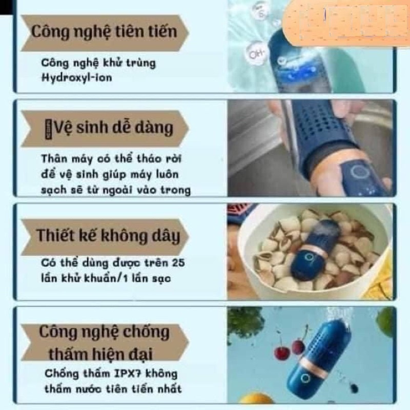Máy rửa rau quả,máy khử trùng, tiệt trùng hoa quả, thực phẩm tự động - TR900 - BẢO HÀNH 1 ĐỔI 1