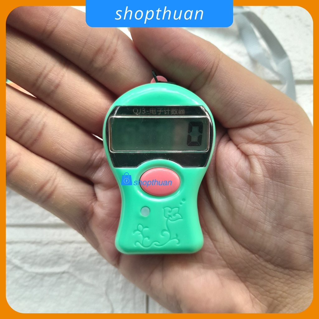 Máy đếm số niệm Phât JISHUQI QJ-3 dùng pin AAA
