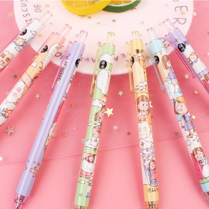 Bút bi nước cute mực gel Hoạt hình dễ thương