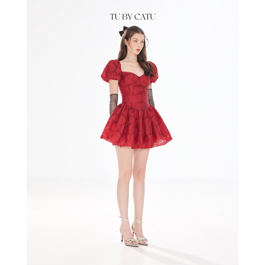 TUBYCATU | Đầm đỏ rose red dress