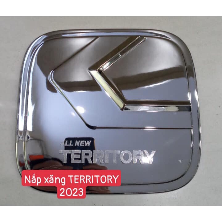 Ốp Hõm Cửa, Nắp Xăng Xe Ford Territory 2023 Mẫu Nhựa ABS Mạ Crom Sáng Bóng