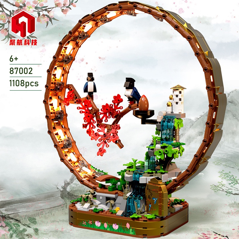 Đồ Chơi Lắp Ráp Mô Hình 3D JUHANG Hỉ Thước Đăng Mai 87002