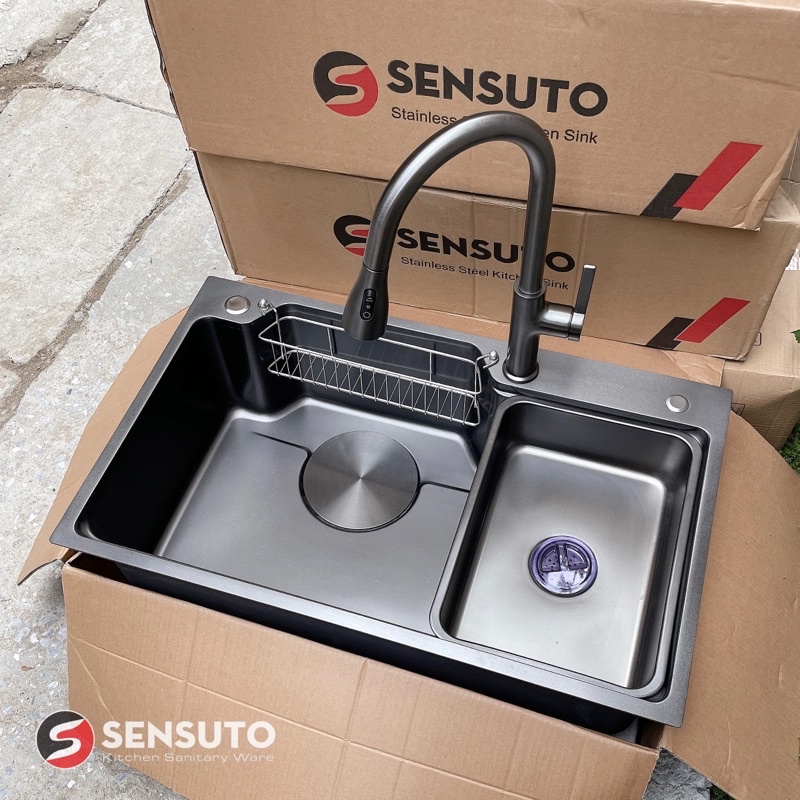 Chậu Rửa Bát 1 Hố Sensuto S780HQD & S780HQ