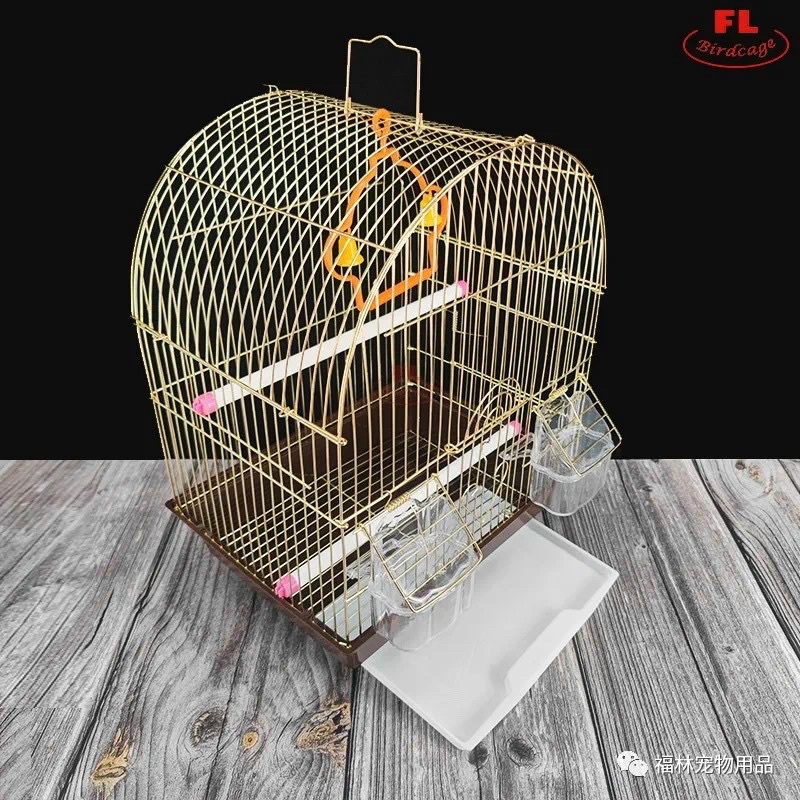 LỒNG CHIM SẮT TÀU MÀU MẠ VÀNG 979AG