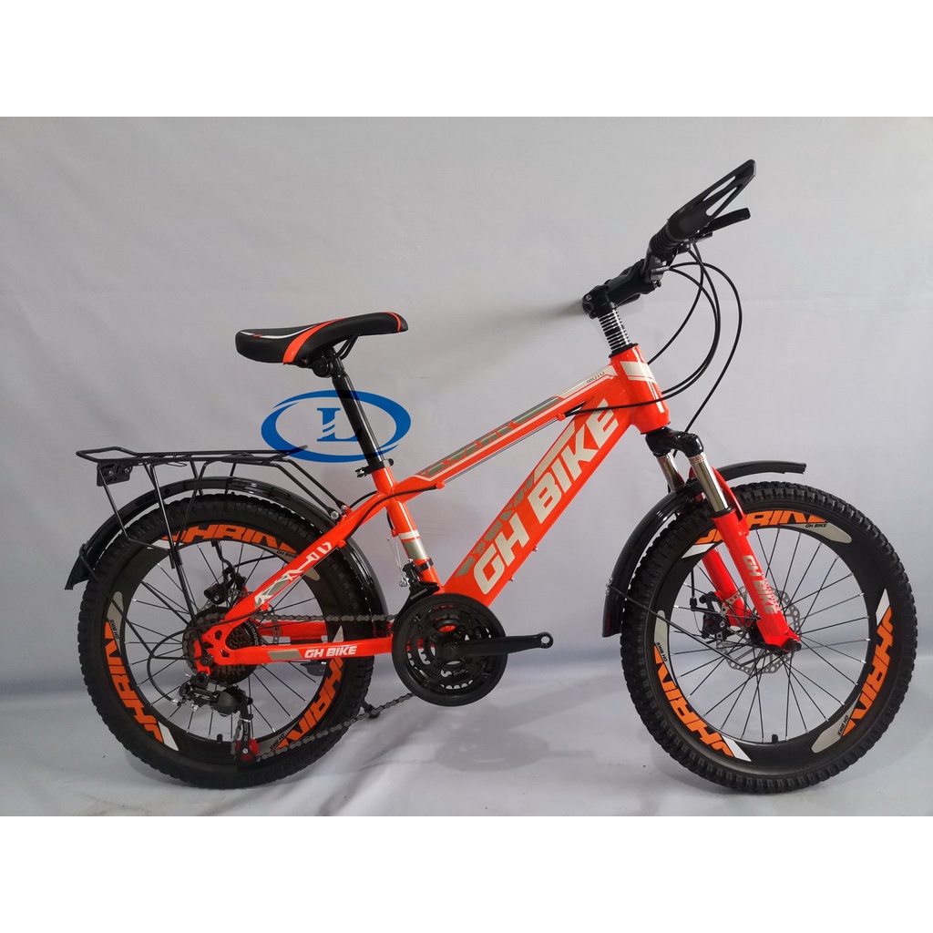 Xe đạp bé trai 20 inch GH BIKE có đề 3 dĩa 7 líp hình siêu nhân cá tính