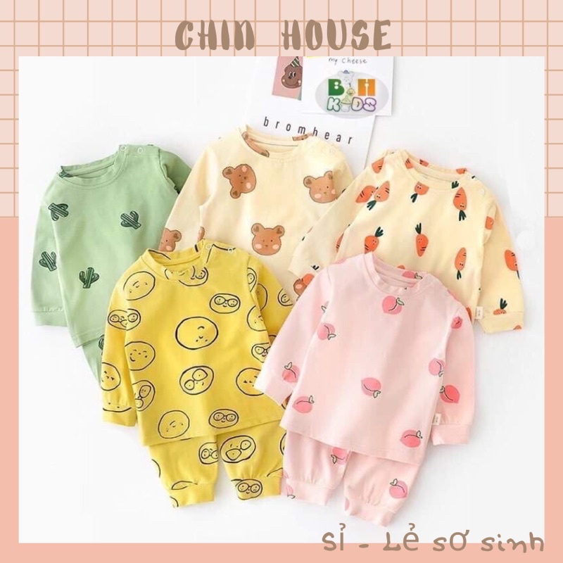 BỘ DÀI TAY THUN LẠNH MINKY MOM HOẠ TIẾT ĐÁNG YÊU CHO BÉ (sỉ inbox)