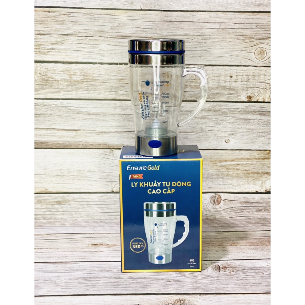 Ly Tự Khuấy Ensure 350ml Có Chia Vạch _ Cốc khuấy sữa, cafe, nước cam tự động siêu đẹp