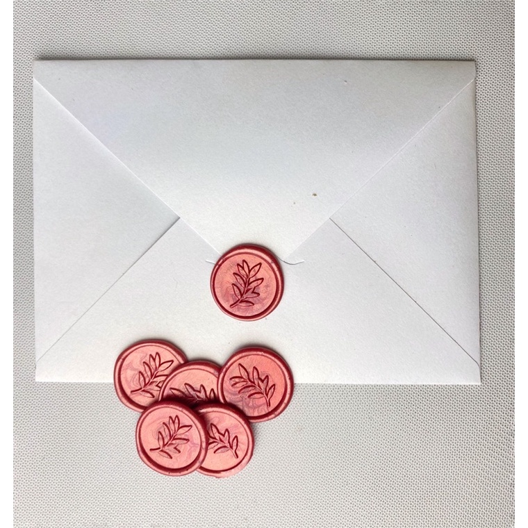 Con dấu sáp đóng sẵn niêm phong thiệp cưới