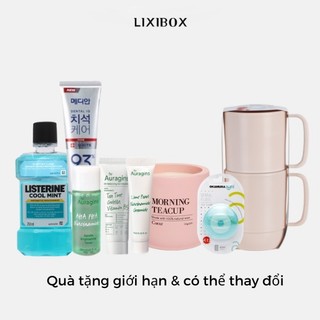 Combo kem đánh răng median, nước súc miệng, chỉ nha khoa, 2 cốc nước, nến, toner,gel rửa mặt,dưỡng ẩm