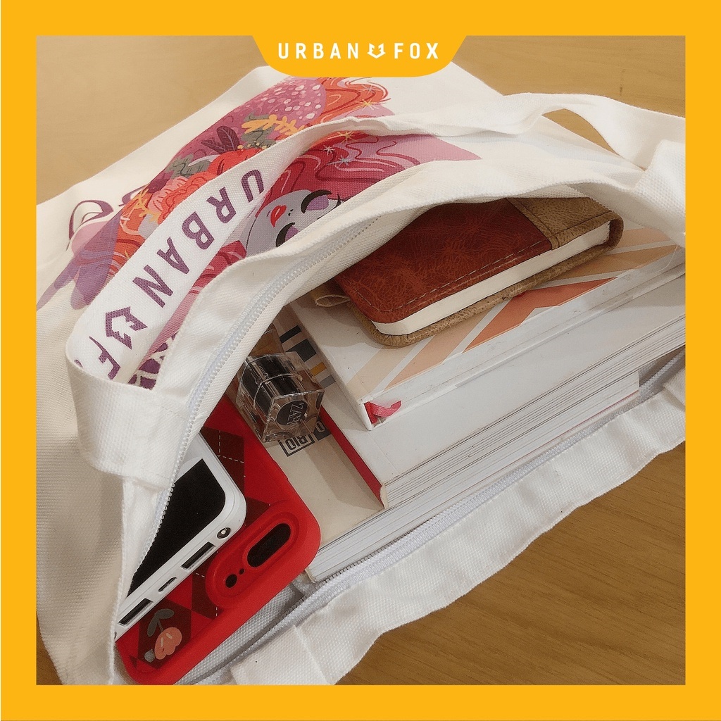 Túi tote canvas in theo yêu cầu, vải dày dặn, in siêu nét URBAN FOX