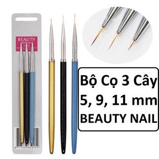 Bộ cọ net 3 cây siêu mảnh 5mm-9mm-11mm