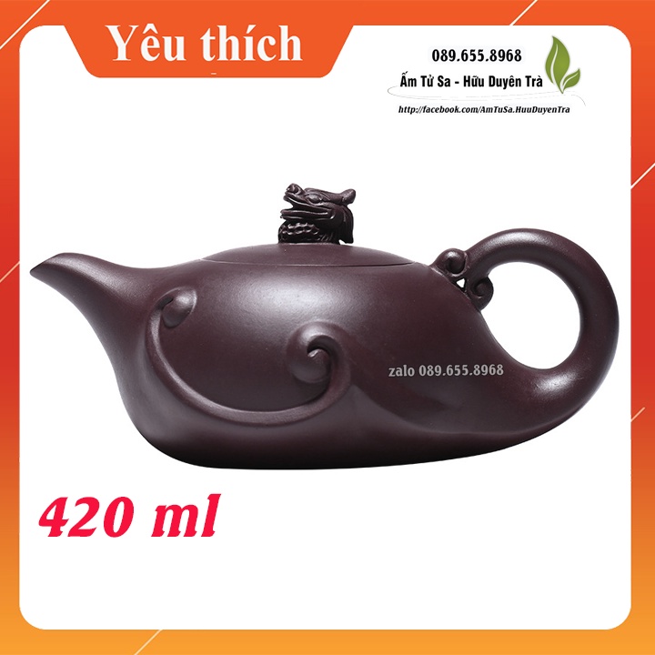Ấm Tử Sa Long Ưng Vô Song (cao cấp) - ấm tử sa nghi hưng cao cấp - pha trà, trà đạo