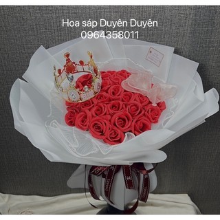 bó hoa 35b sáp đỏ công chúa