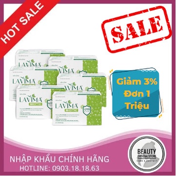 Viên Uống Phụ Khoa, Men Vi Sinh Vùng Kín LAVIMA BIOTIC 20 Viên, Giảm Khí Hư, Ngứa Rát, Ngăn Ngừa Tái Phát
